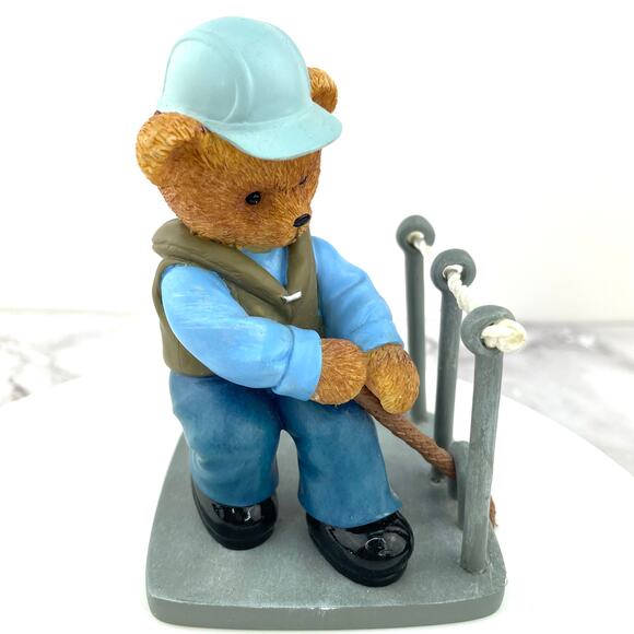 Hamilton Collection Heave Ho The Faithful Fuzzies Teddies in The Navy Figurine - Picture 2 of 8